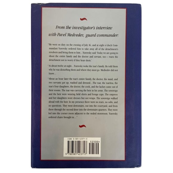 The Last Tsar Life And Death Of Nicholas II by Edvard Radzinsky 1992 Hardcover - Picture 3 of 4